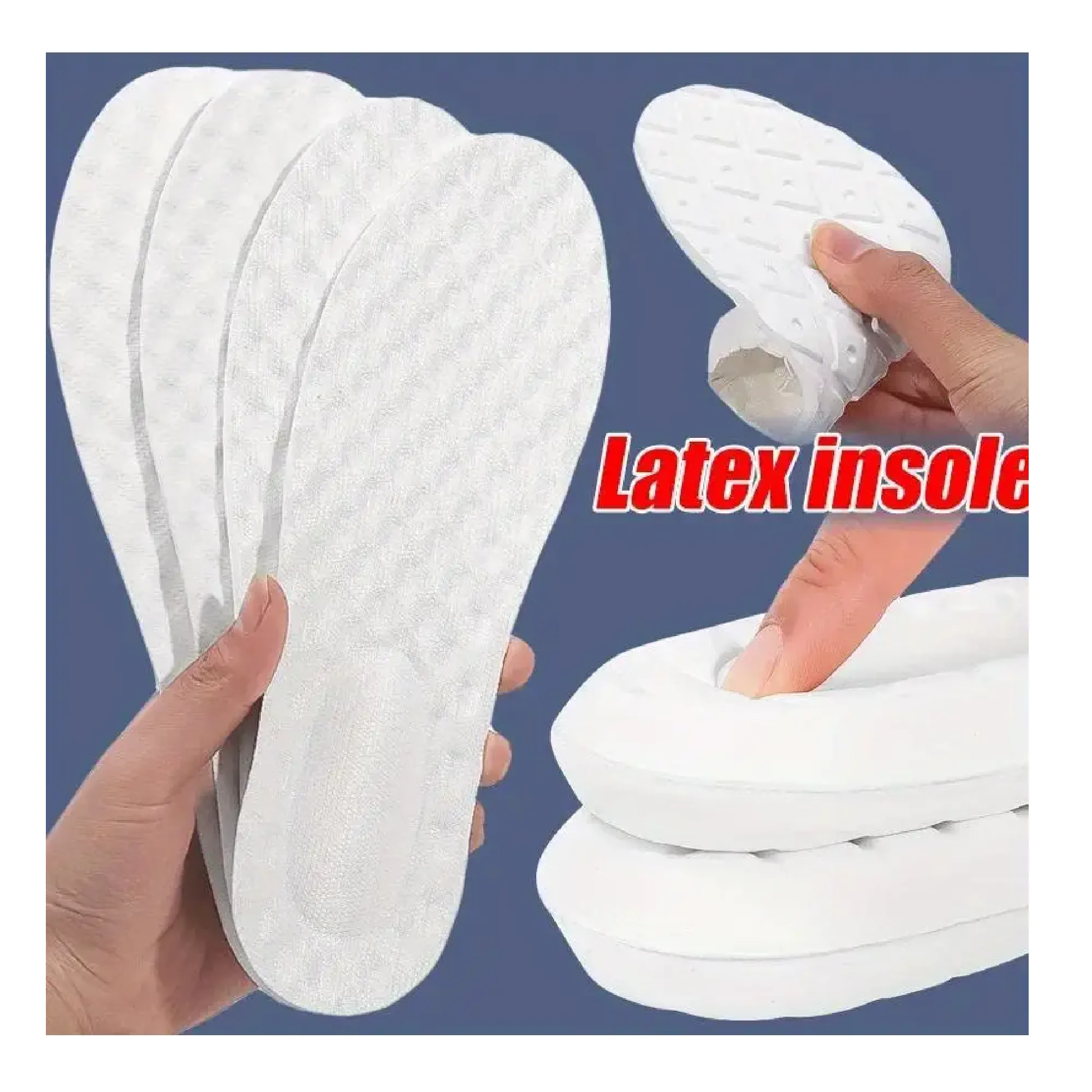 2/4pcs Sports Shoes Insoles, Super Soft Running Insole, For Feet Shock Absorption Baskets Shoe Sole, Arch Support Orthopedic Inserts