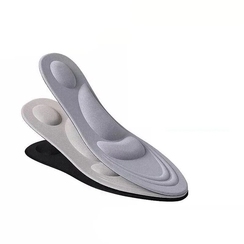 4D Stretch Breathable Deodorant Running Cushion Insoles For Feet Man Women Insoles For Shoes Sole Orthopedic Pad ND1