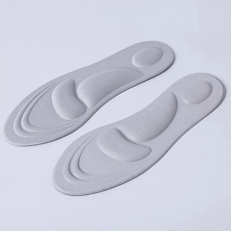 4D Stretch Breathable Deodorant Running Cushion Insoles For Feet Man Women Insoles For Shoes Sole Orthopedic Pad ND1