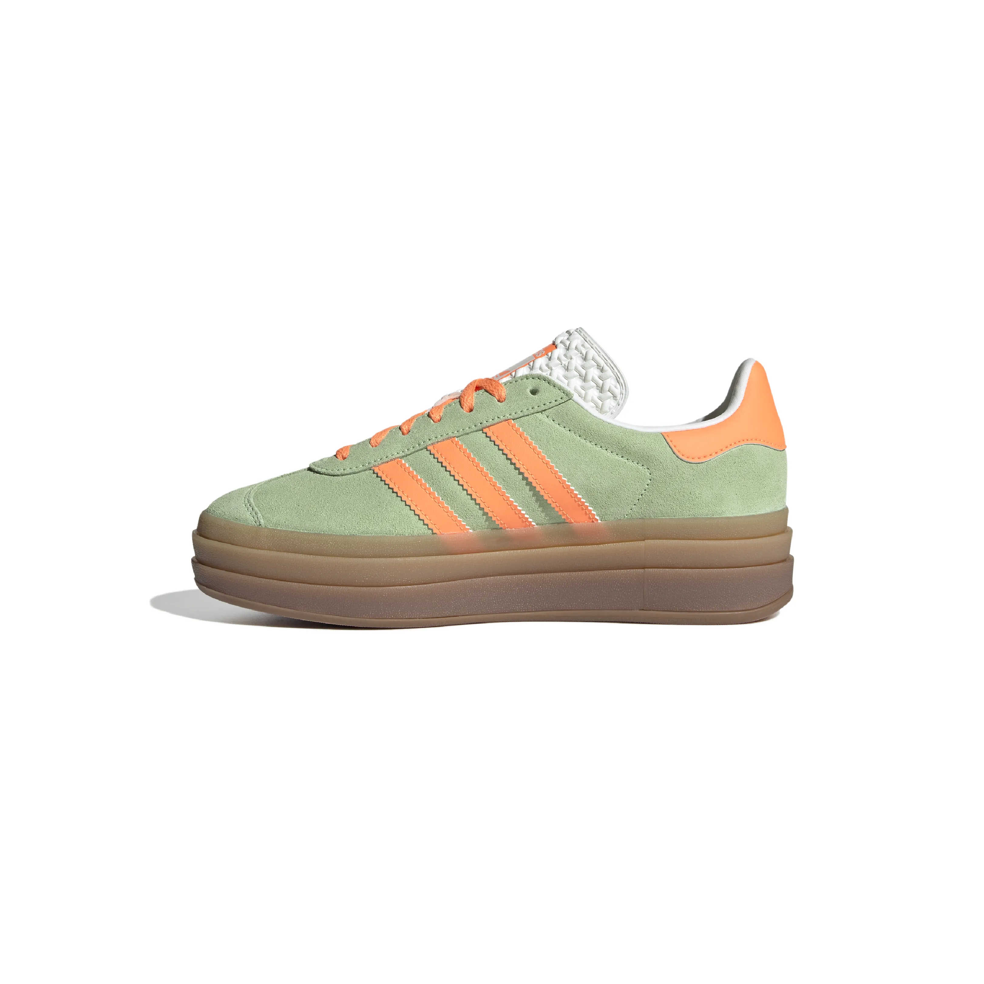 adidas Gazelle Bold Semi Green Spark / Screaming Orange / Core White