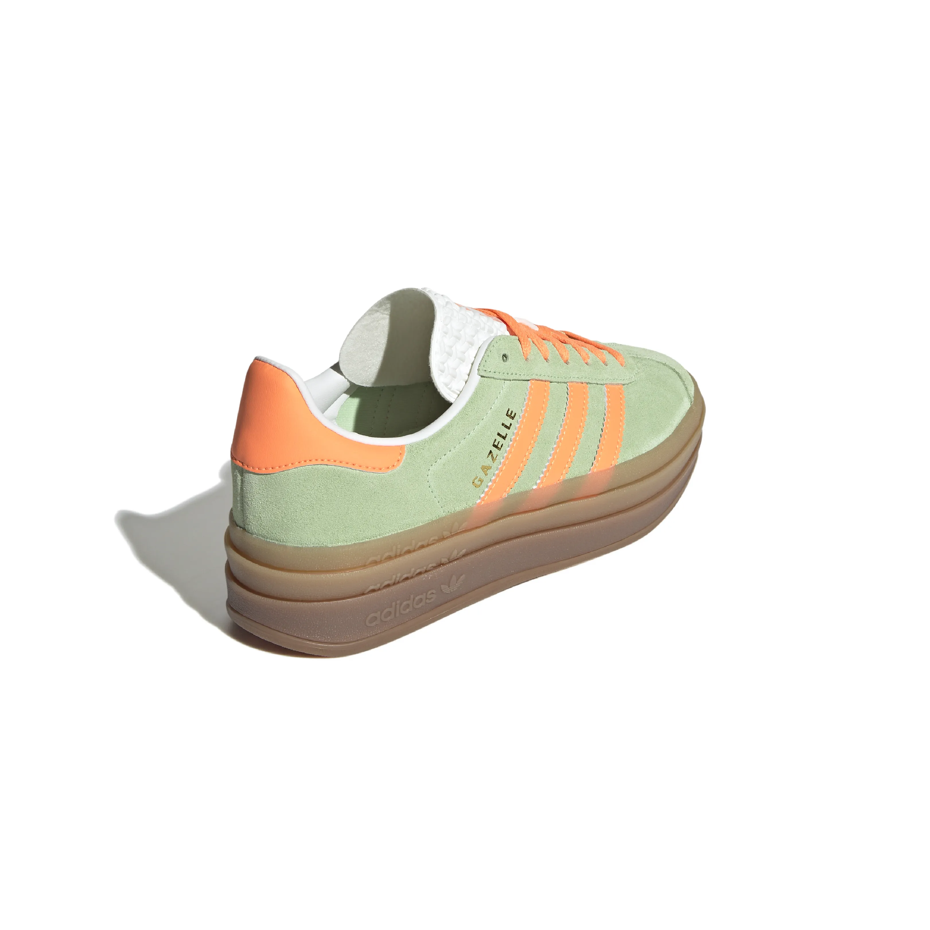 adidas Gazelle Bold Semi Green Spark / Screaming Orange / Core White