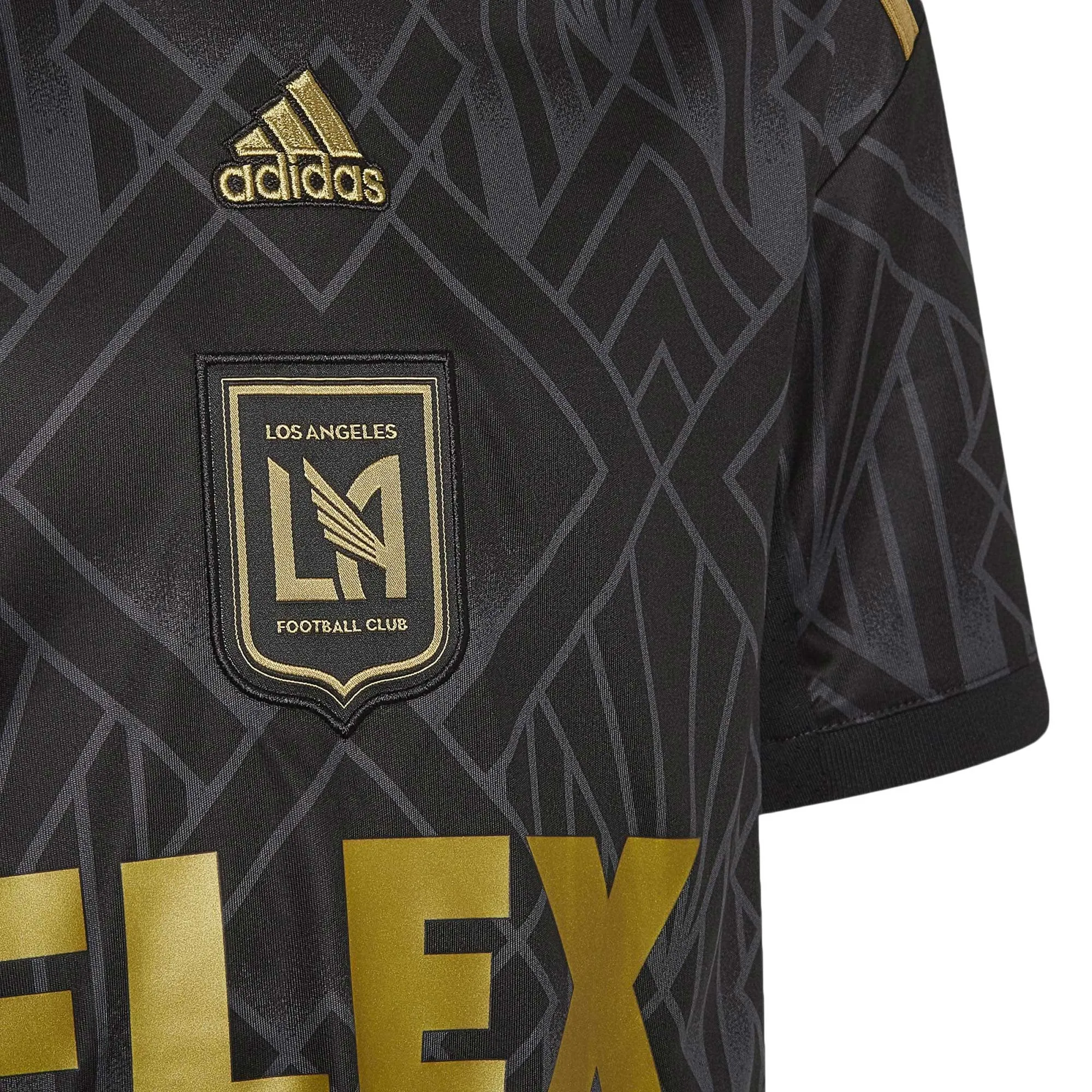 adidas Kids LAFC 2022/23 Home Jersey Black/Gold