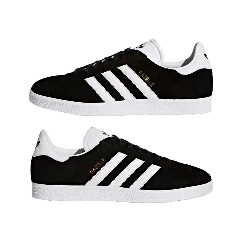 Adidas Originals scarpa sneakers da uomo Gazelle BB5476 nero bianco