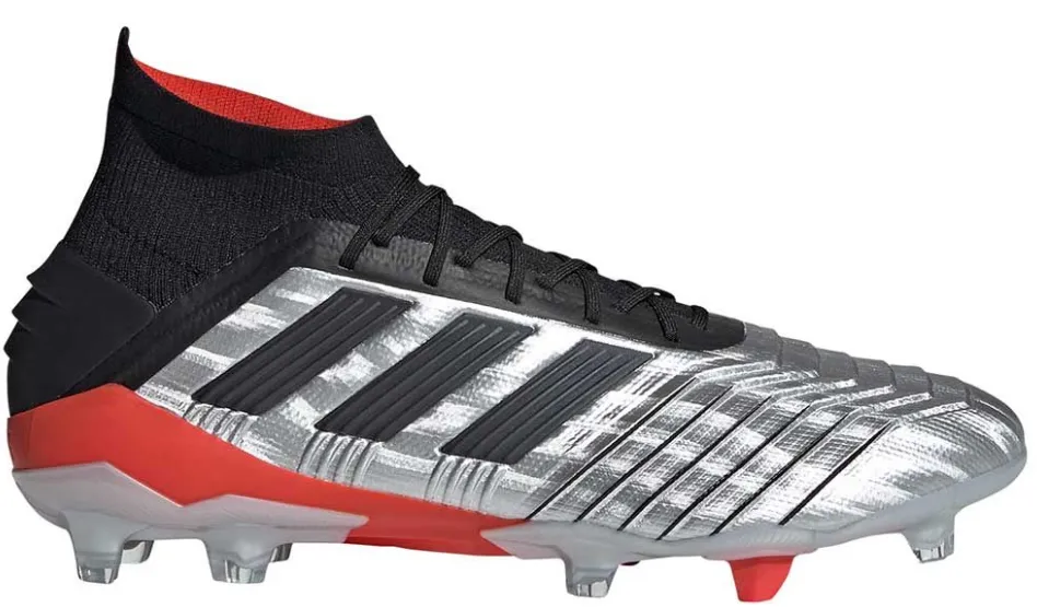 ADIDAS PREDATOR 19.1 FG- SILVMT/CBLACK