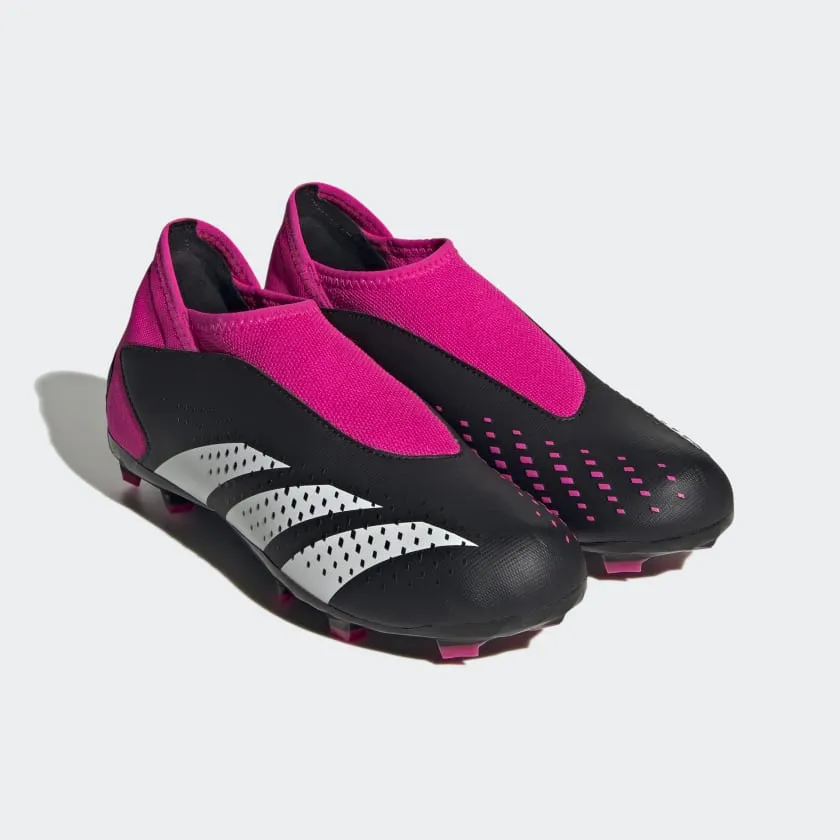 adidas Predator Accuracy.3 LL FG Soccer Cleats GW4606 Black/Pink