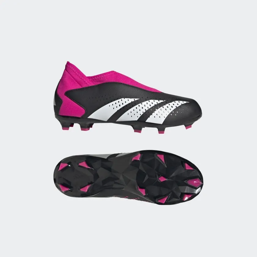 adidas Predator Accuracy.3 LL FG Soccer Cleats GW4606 Black/Pink