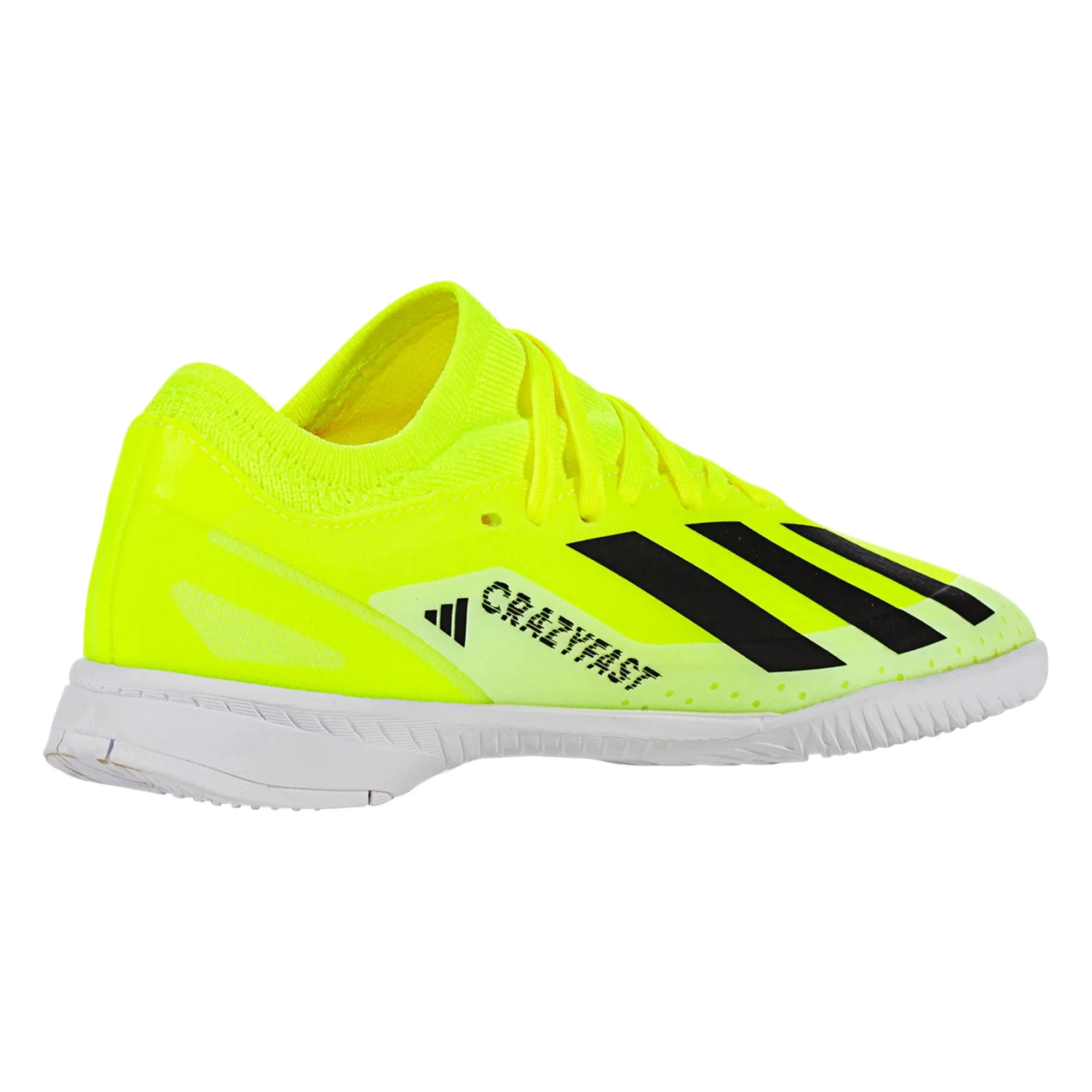 adidas X CrazyFast League IN Junior Indoor Soccer Shoe - Solar Yellow/Core Black/White