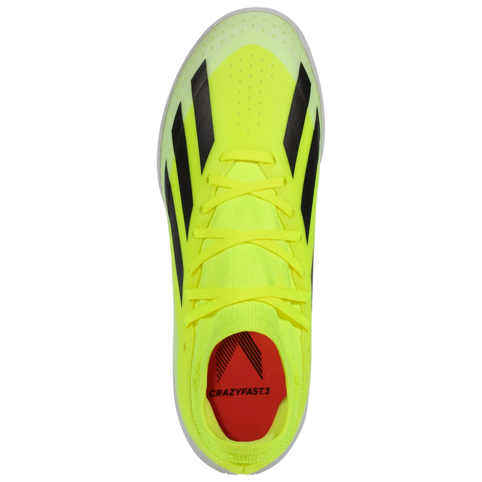 adidas X CrazyFast League IN Junior Indoor Soccer Shoe - Solar Yellow/Core Black/White