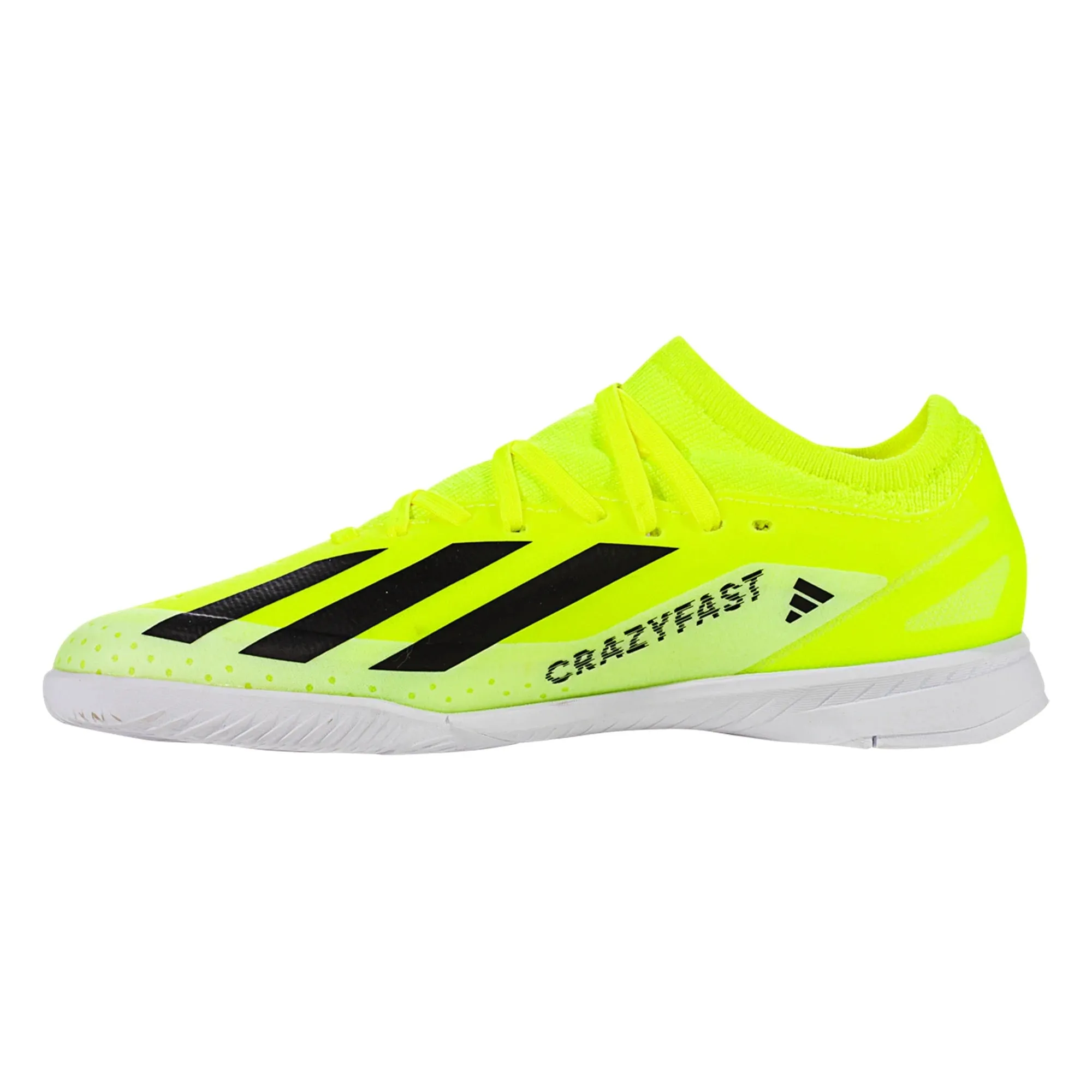 adidas X CrazyFast League IN Junior Indoor Soccer Shoe - Solar Yellow/Core Black/White