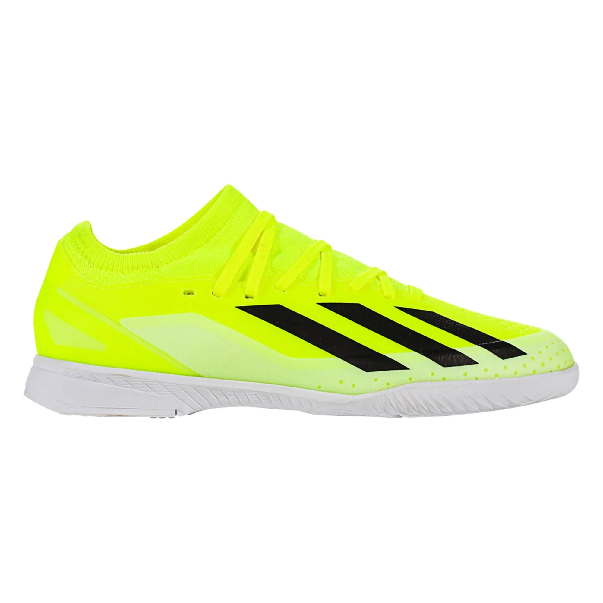 adidas X CrazyFast League IN Junior Indoor Soccer Shoe - Solar Yellow/Core Black/White