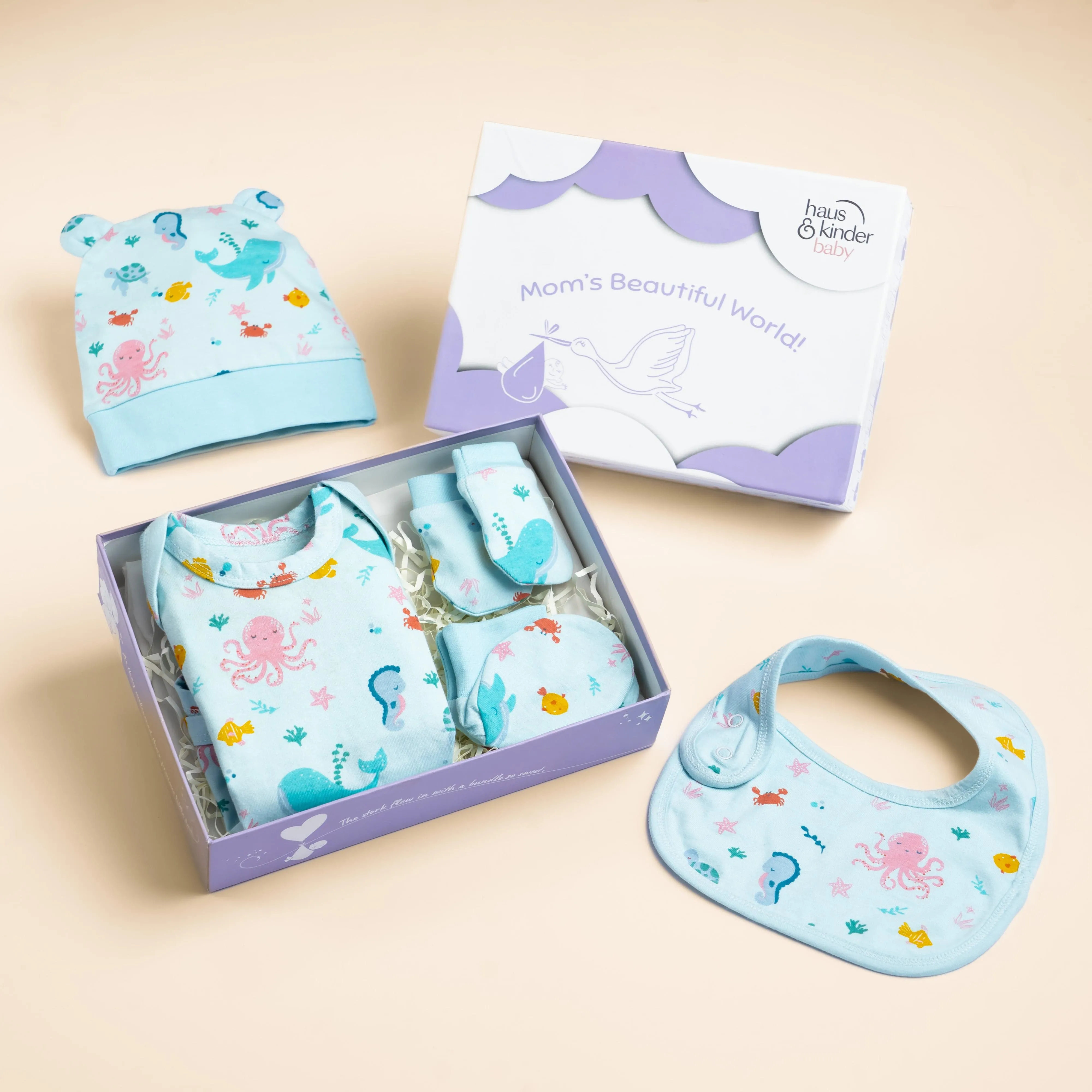 Adorable Attire Gift Set : Pack of 5 (Vitamin Sea)