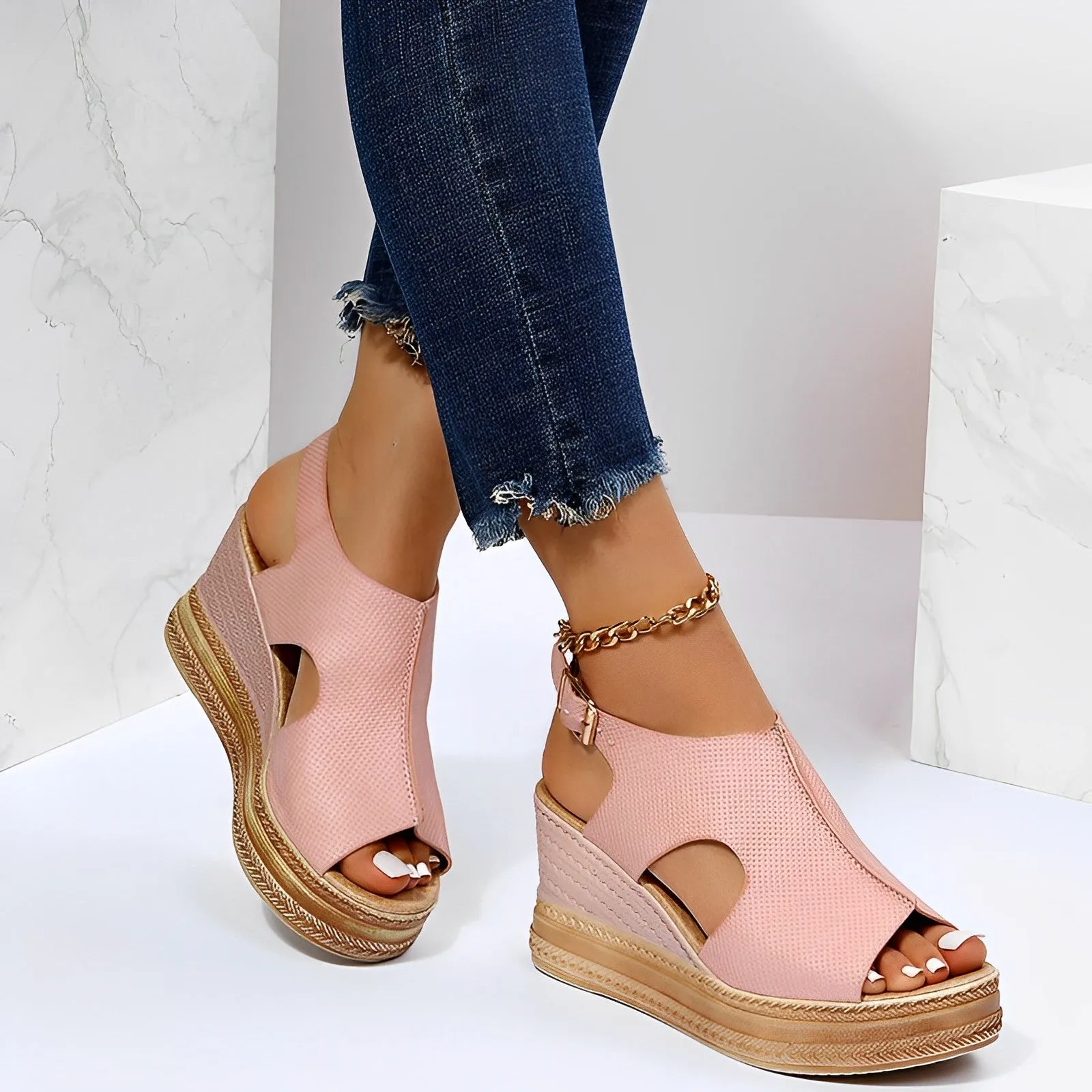 ADRE™ - STYLISH WEDGE SANDALS