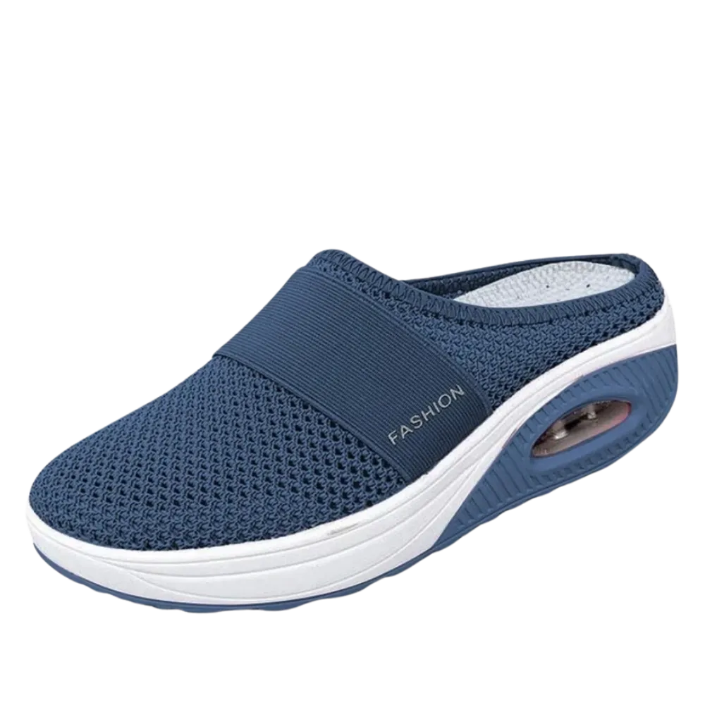 Air-cushion diabetic slip-on shoes