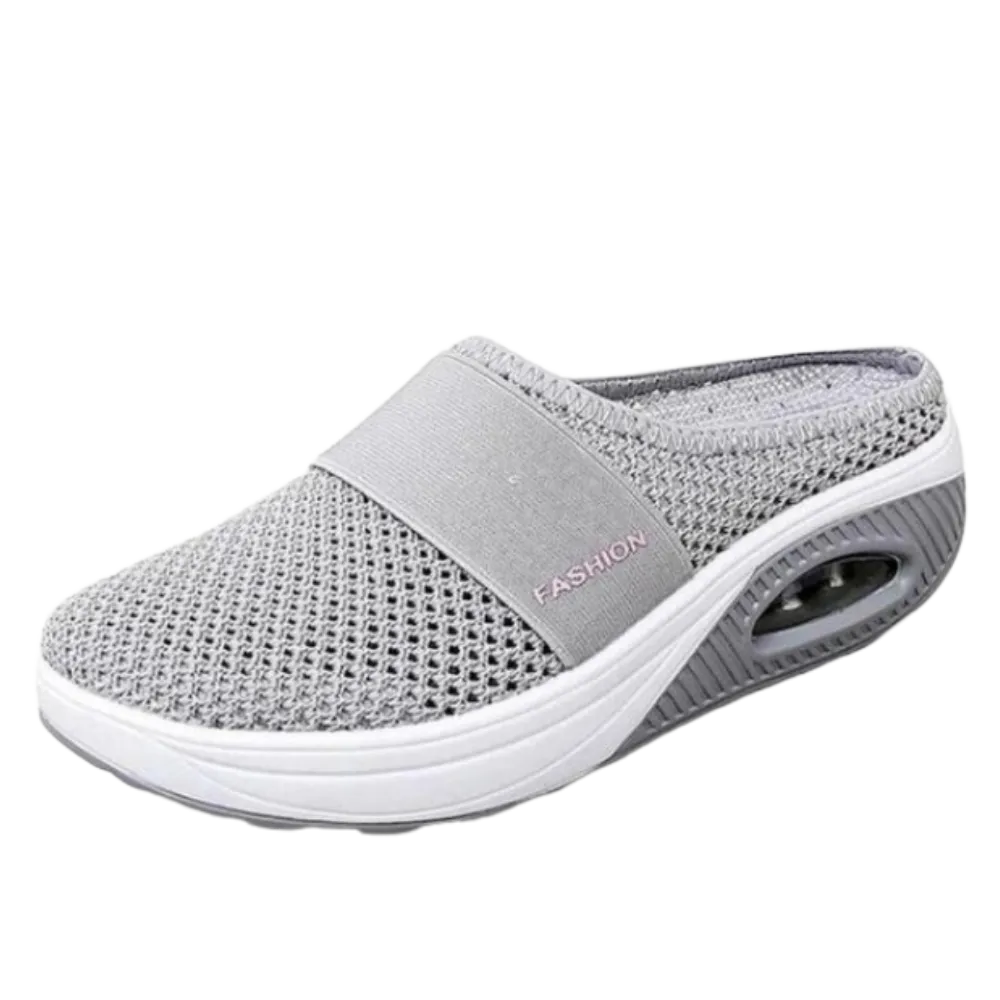 Air-cushion diabetic slip-on shoes