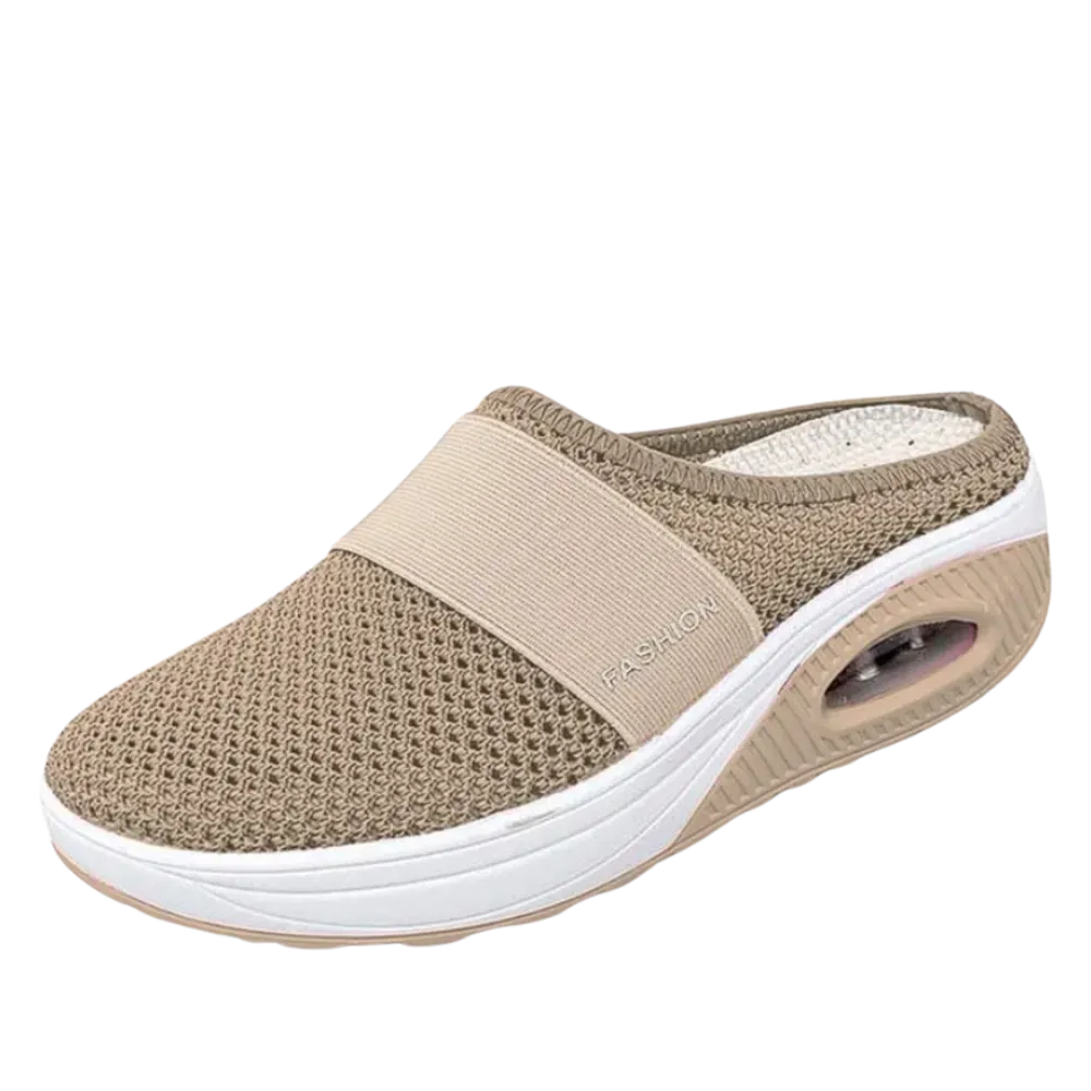 Air-cushion diabetic slip-on shoes