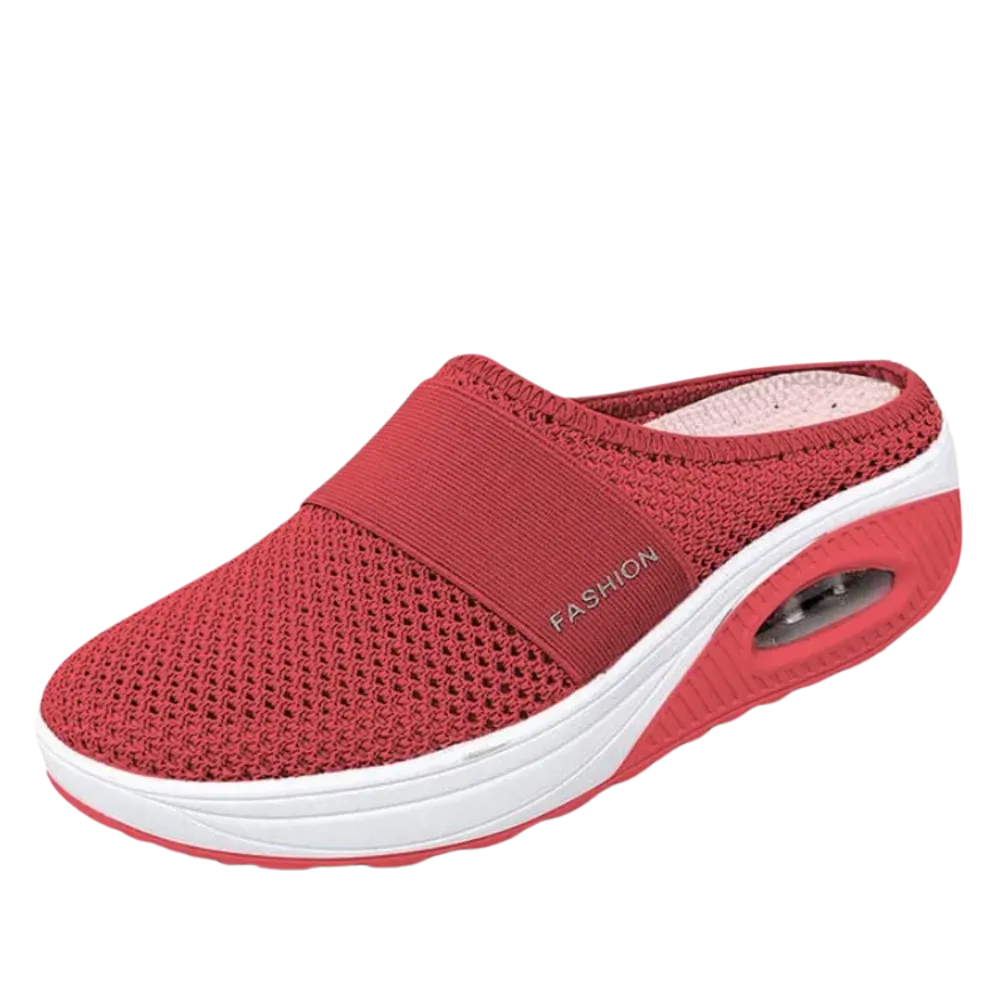 Air-cushion diabetic slip-on shoes