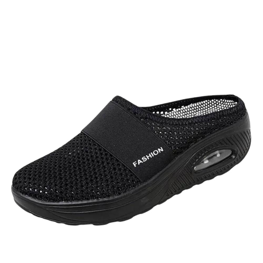 Air-cushion diabetic slip-on shoes