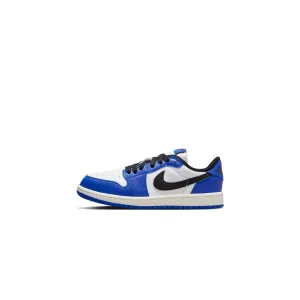 Air Jordan 1 Little Kids Retro Low OG "Game Royal" Shoes