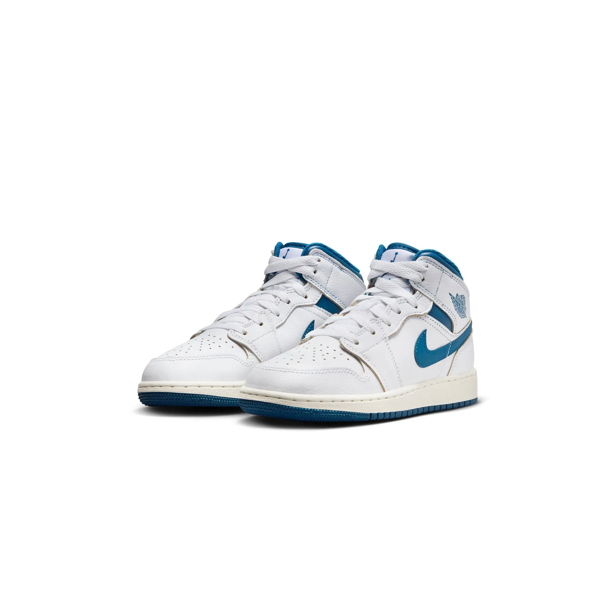 Air Jordan Kids 1 Mid SE "Industrial Blue" GS Shoes