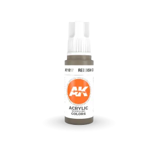 AK Interactive AK11017 3G Reddish Gray Acrylic Paint 17ml