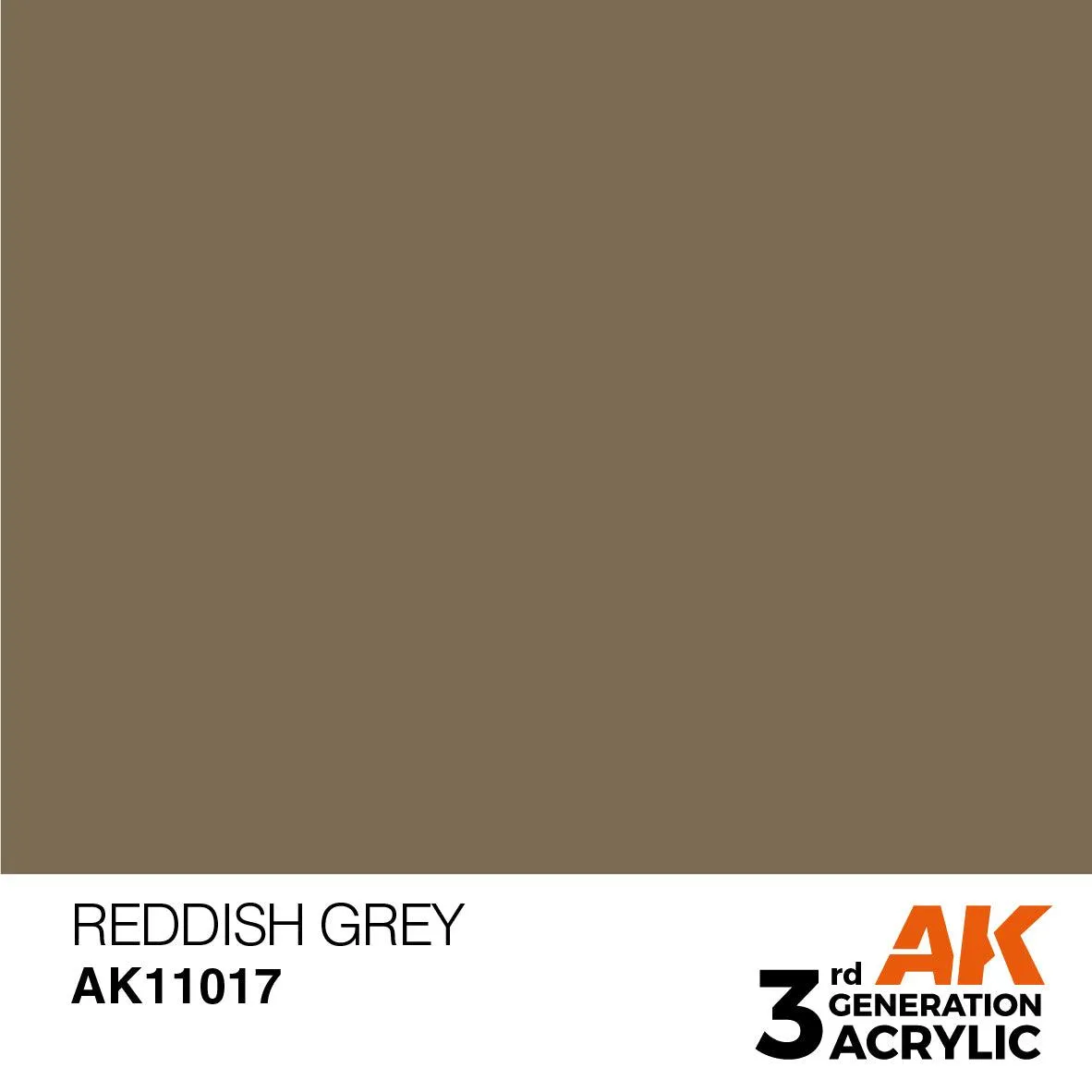 AK Interactive AK11017 3G Reddish Gray Acrylic Paint 17ml