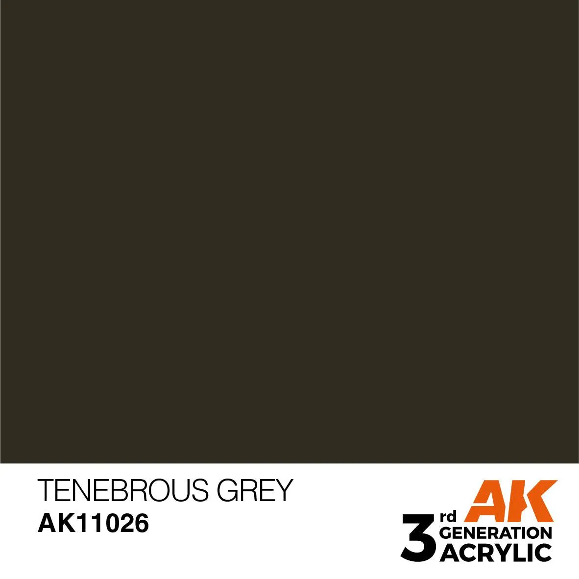 AK Interactive AK11026 3G Tenebrous Gray Acrylic Paint 17ml