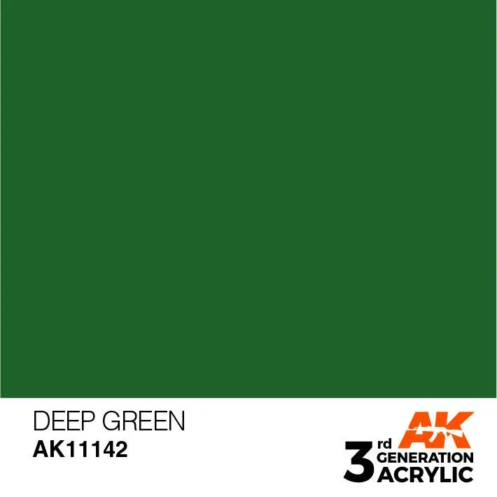 AK Interactive AK11142 3G Deep Green Acrylic Paint 17ml