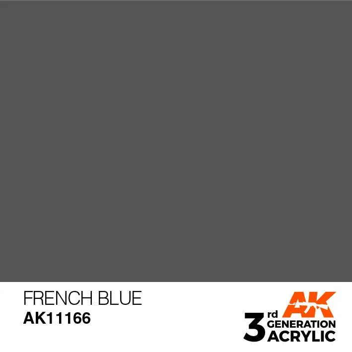 AK Interactive AK11166 3G French Blue Acrylic Paint 17ml