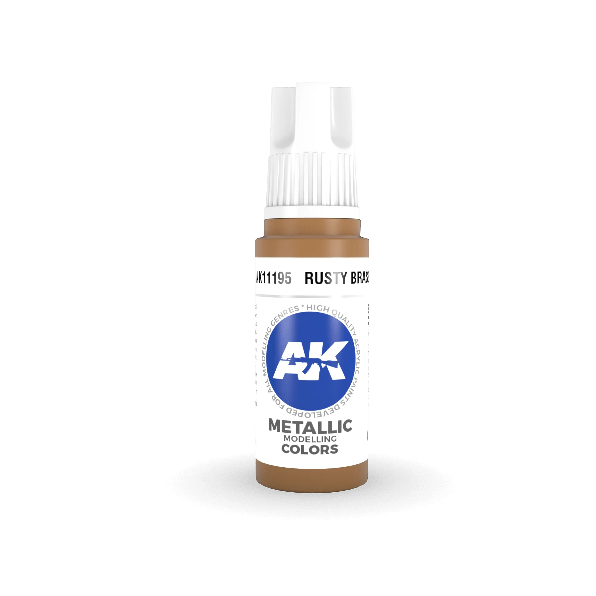 AK Interactive AK11195 3G Rusty Brass Acrylic Paint 17ml