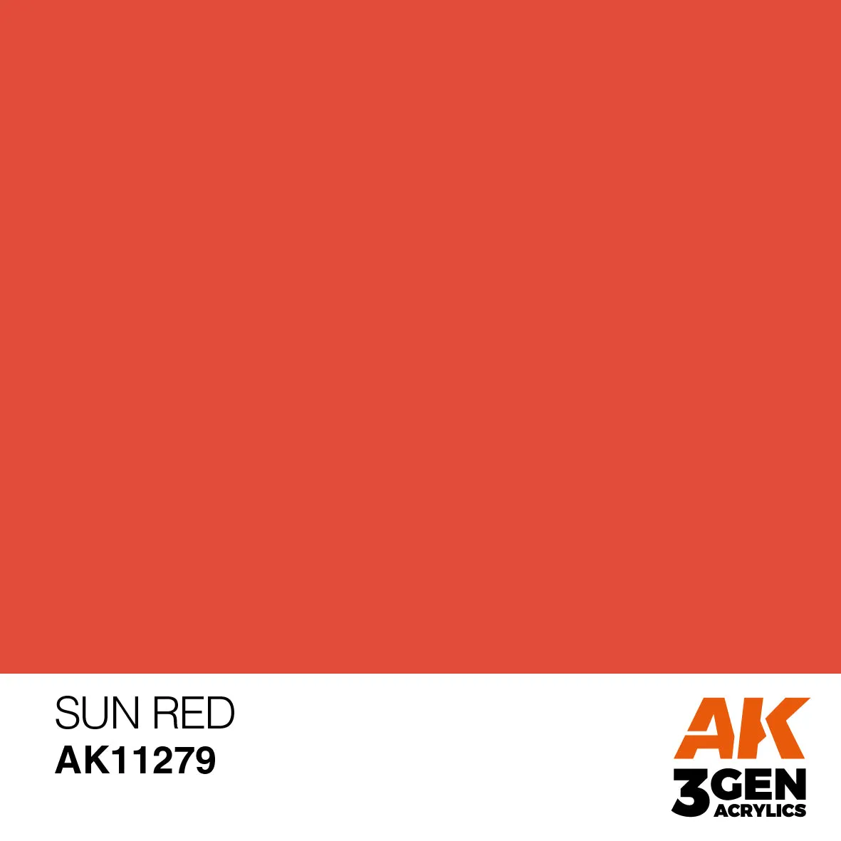 AK Interactive AK11279 3G Sun Red Punch Color Paint 17ml