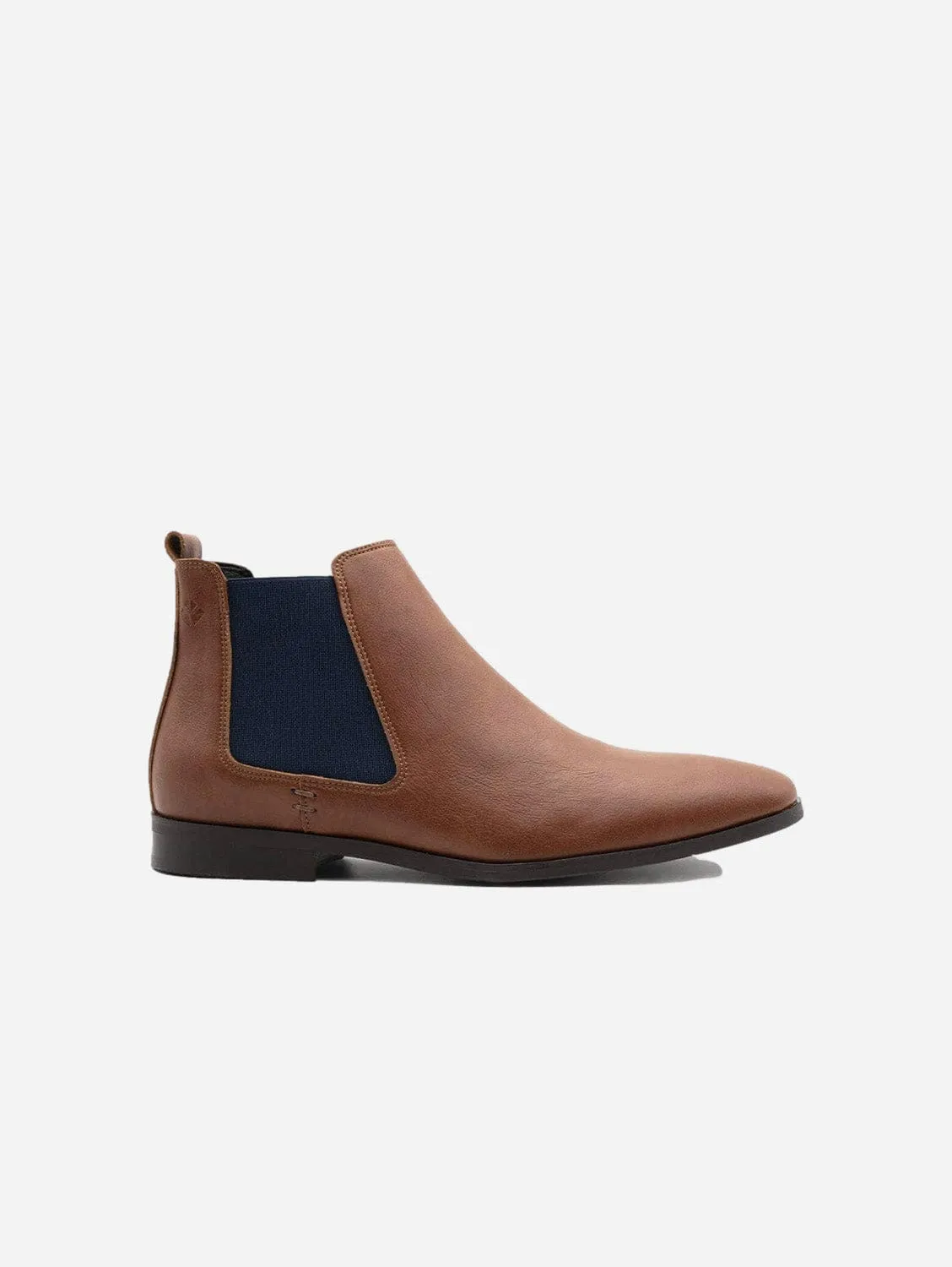 Alan Men's Vegan Ankle Boots | Brown