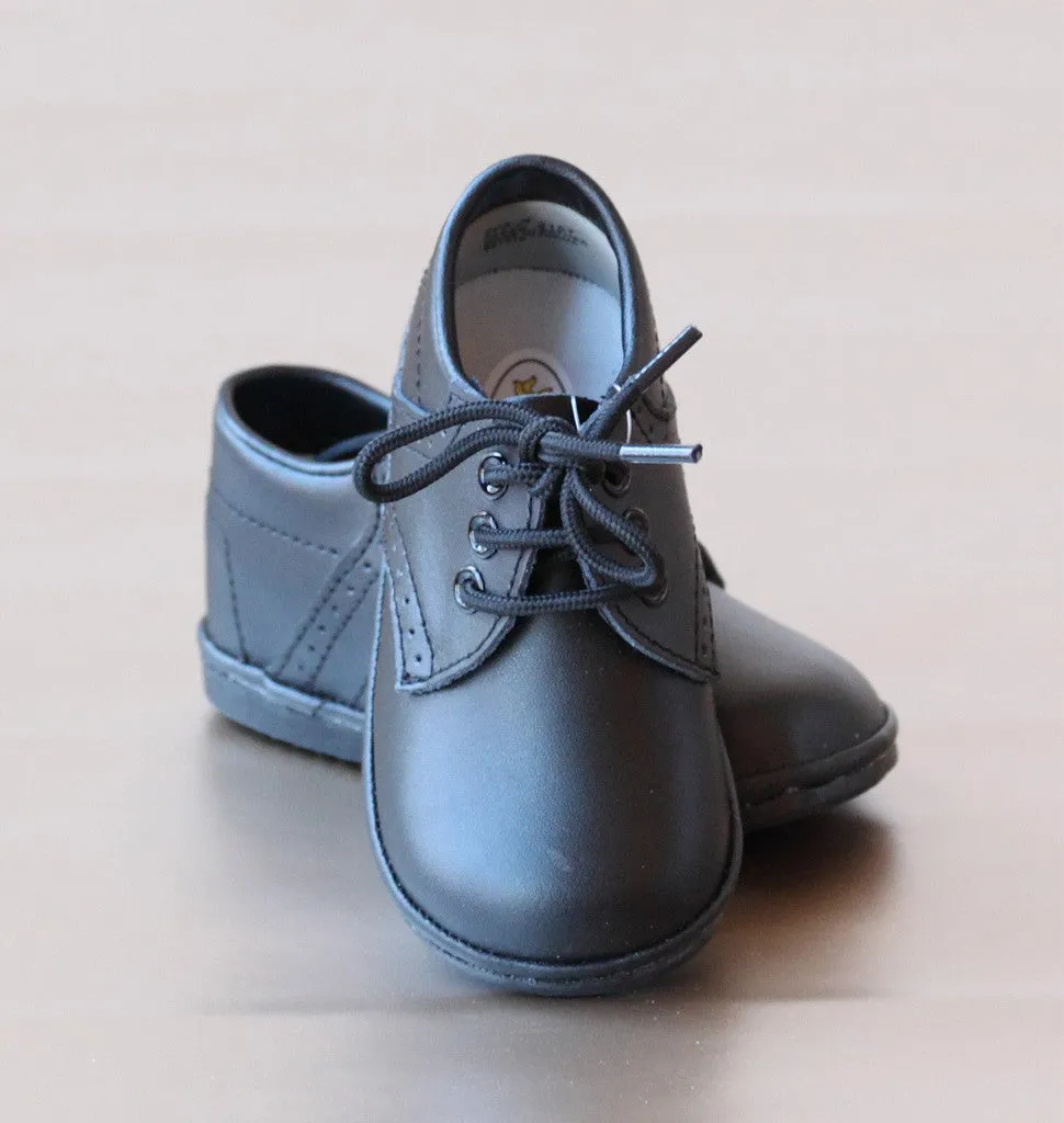 Angel Baby Boys Classic Leather Lace Ups