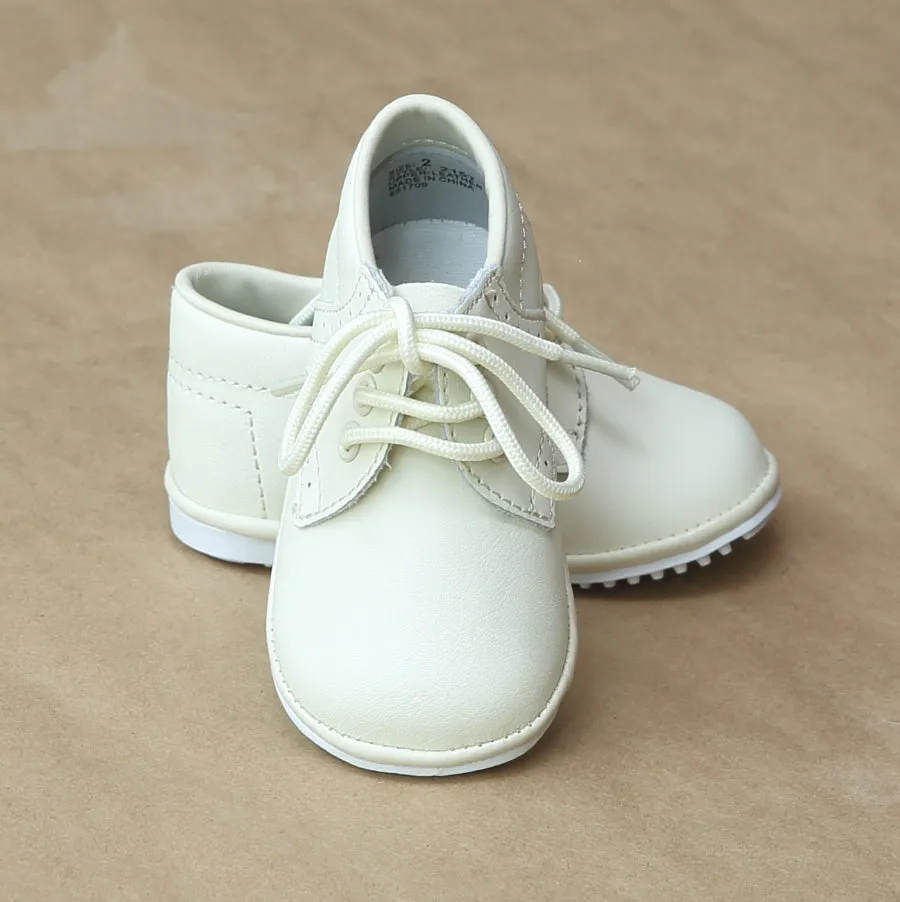 Angel Baby Boys Classic Leather Lace Ups