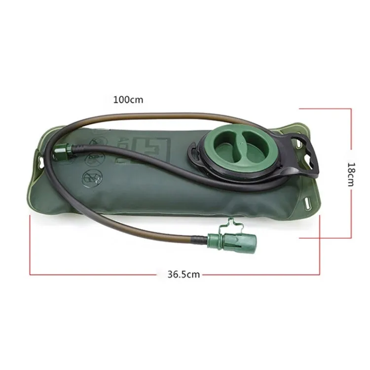 AOTU AT6602 2L TPU Outdoor Sports Drinking Water Bag (Green)