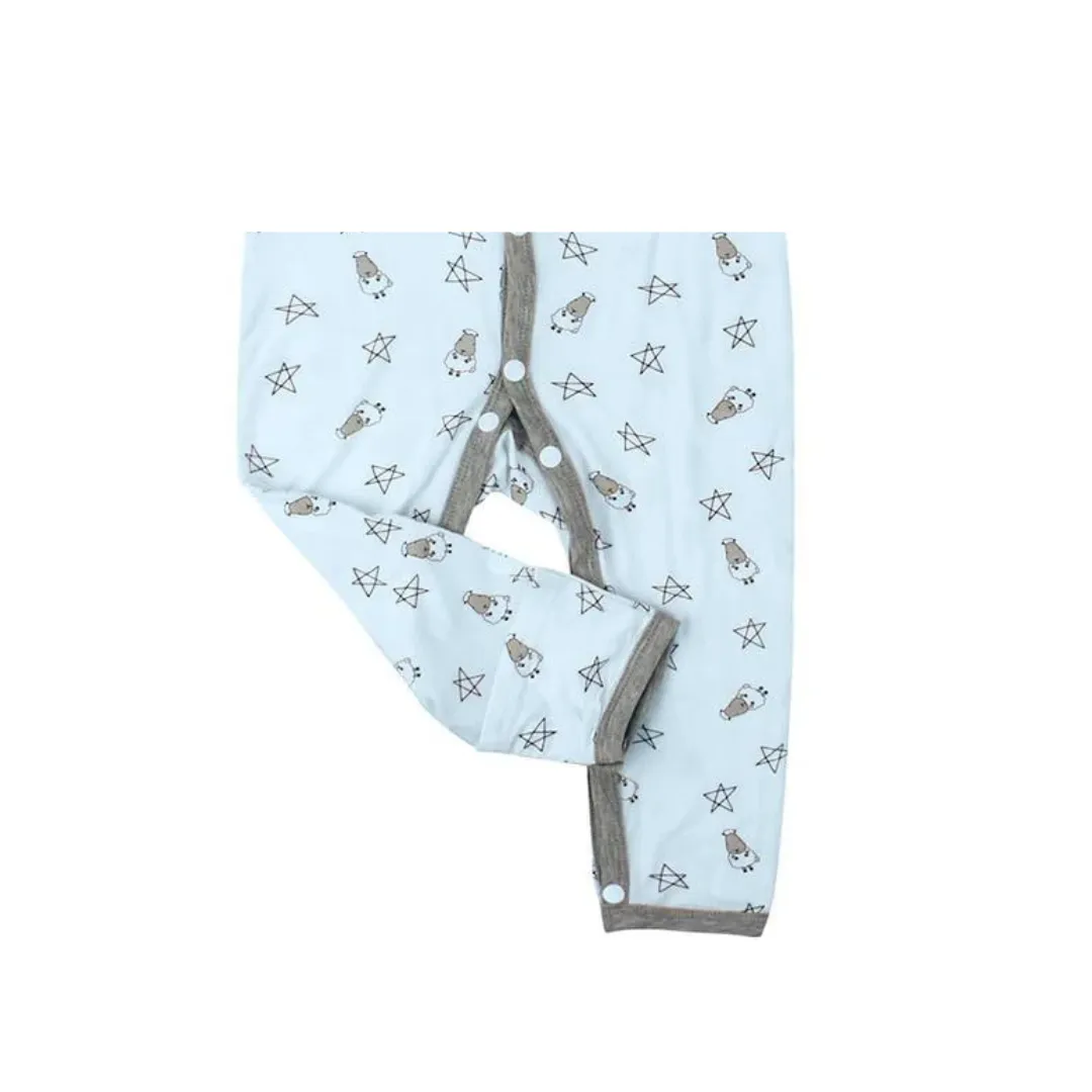 Baa Baa Sheepz Romper Blue Small Star & Sheepz - 24M