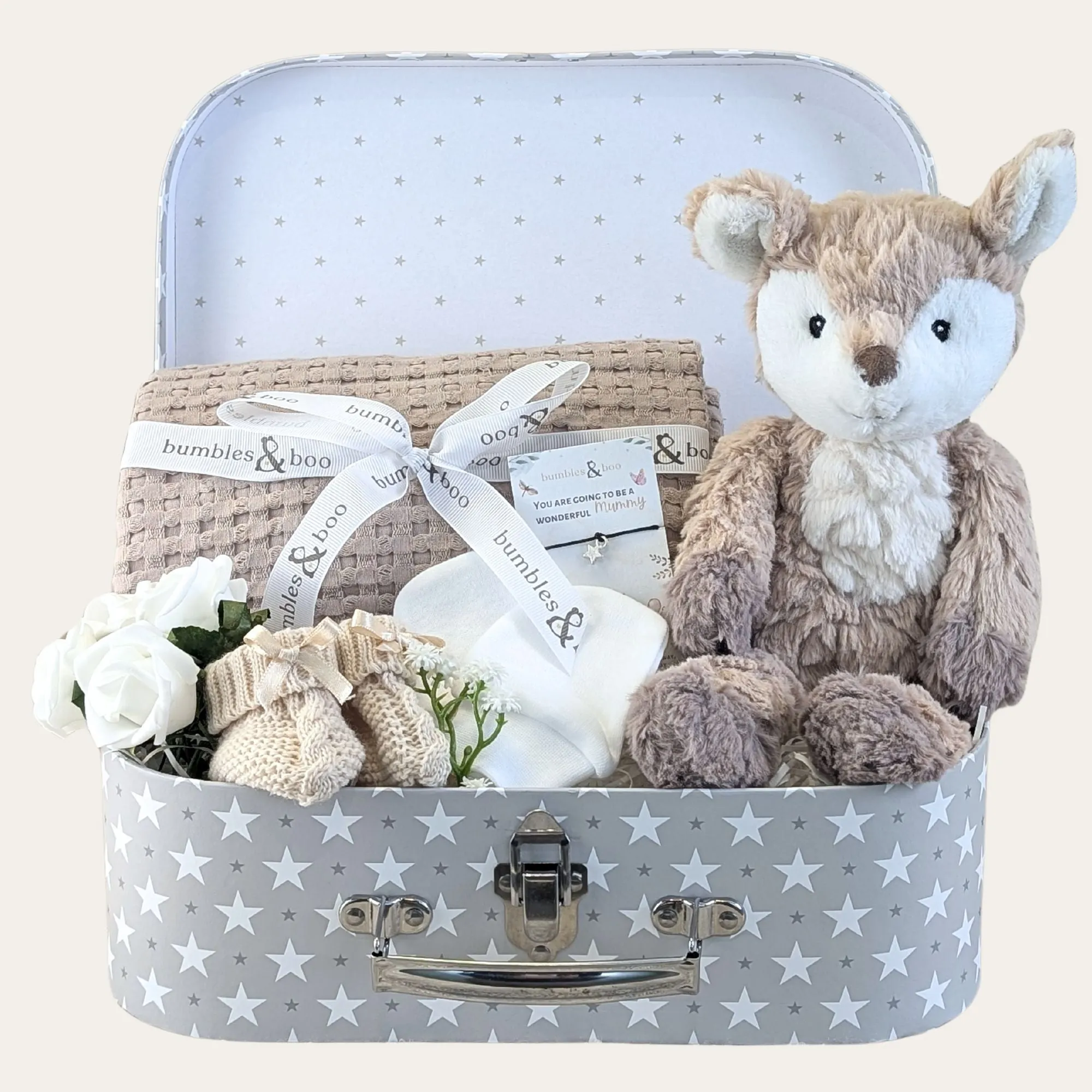 Baby Girl Gifts Trunk Hamper Darling Little Deer