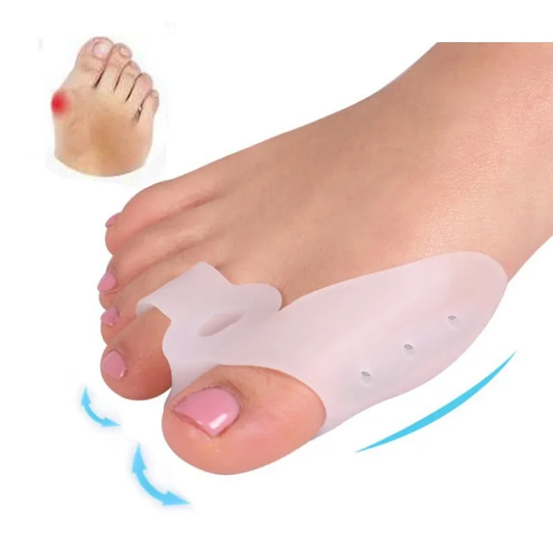 Big Toe Straightener Thumb Valgus Protector Silicone Gel Foot Fingers Toe Separator Bunion Adjuster Feet Pads Relief Foot Pain