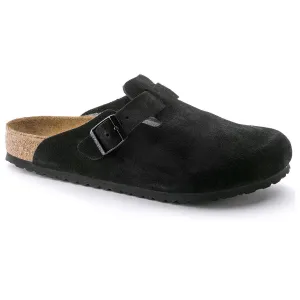 BIRKENSTOCK BOSTON BLACK SUEDE LEATHER