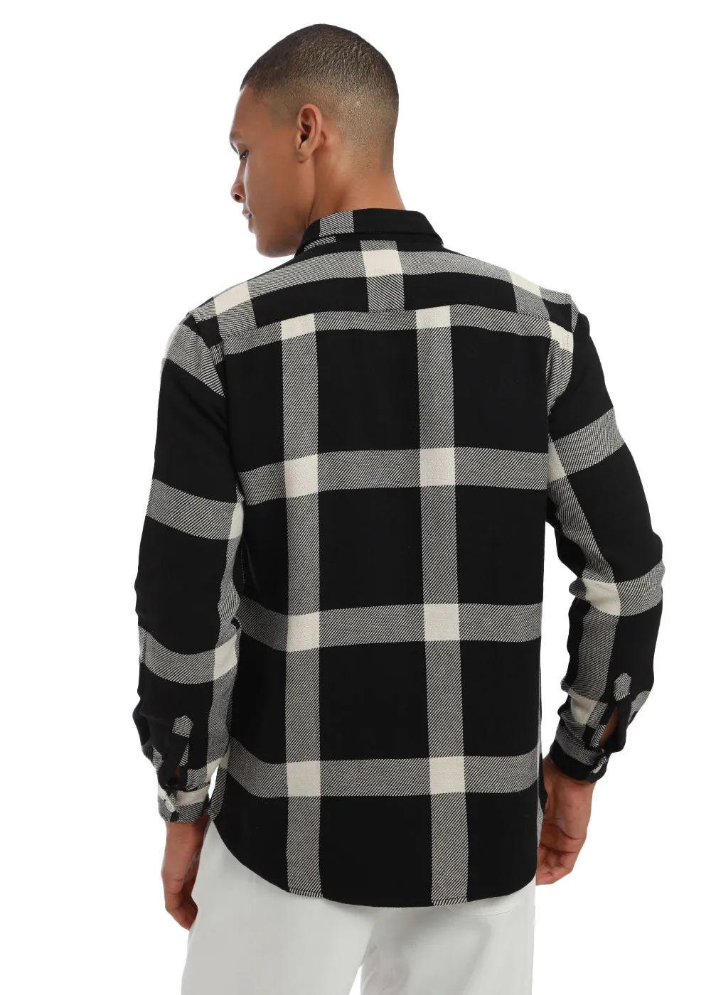 Bold Classic Brushed Cotton Check Shirt