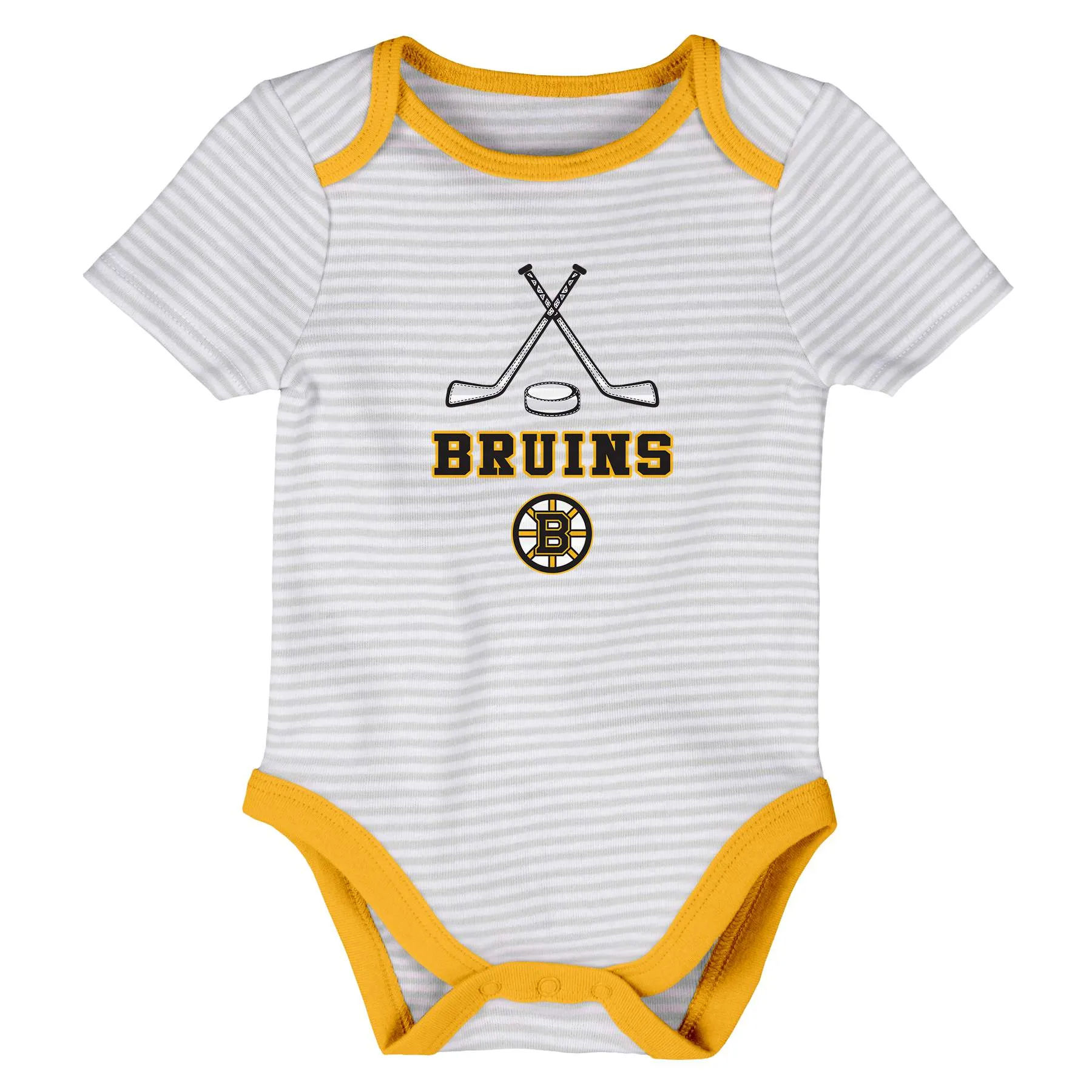 Bruins 2 Pack Bodysuits, Bib and Booties