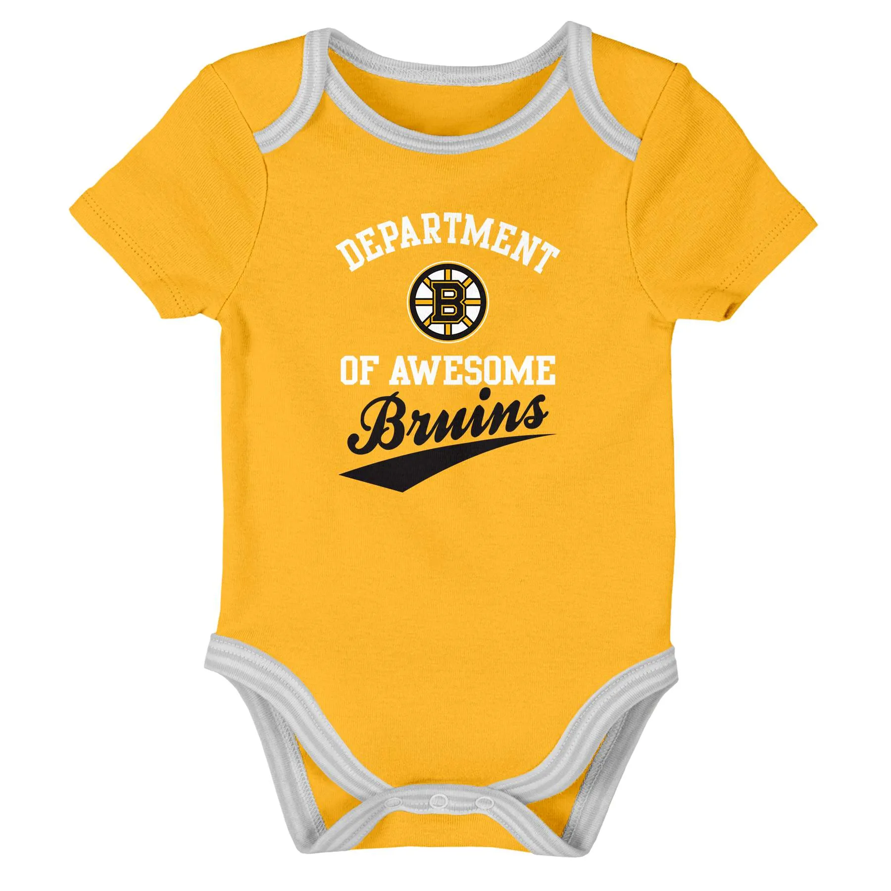 Bruins 2 Pack Bodysuits, Bib and Booties