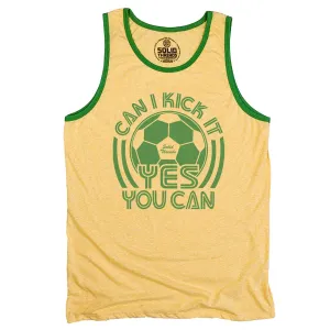 Can I Kick It Yes You Can Ringer Tank Top