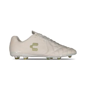 Charly Legendario 2.0 LT  FG Soccer Cleats - White/Gold