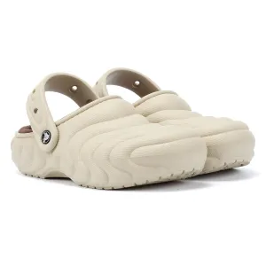 Crocs Classic Lined Overpuff Women's Beige Clogs