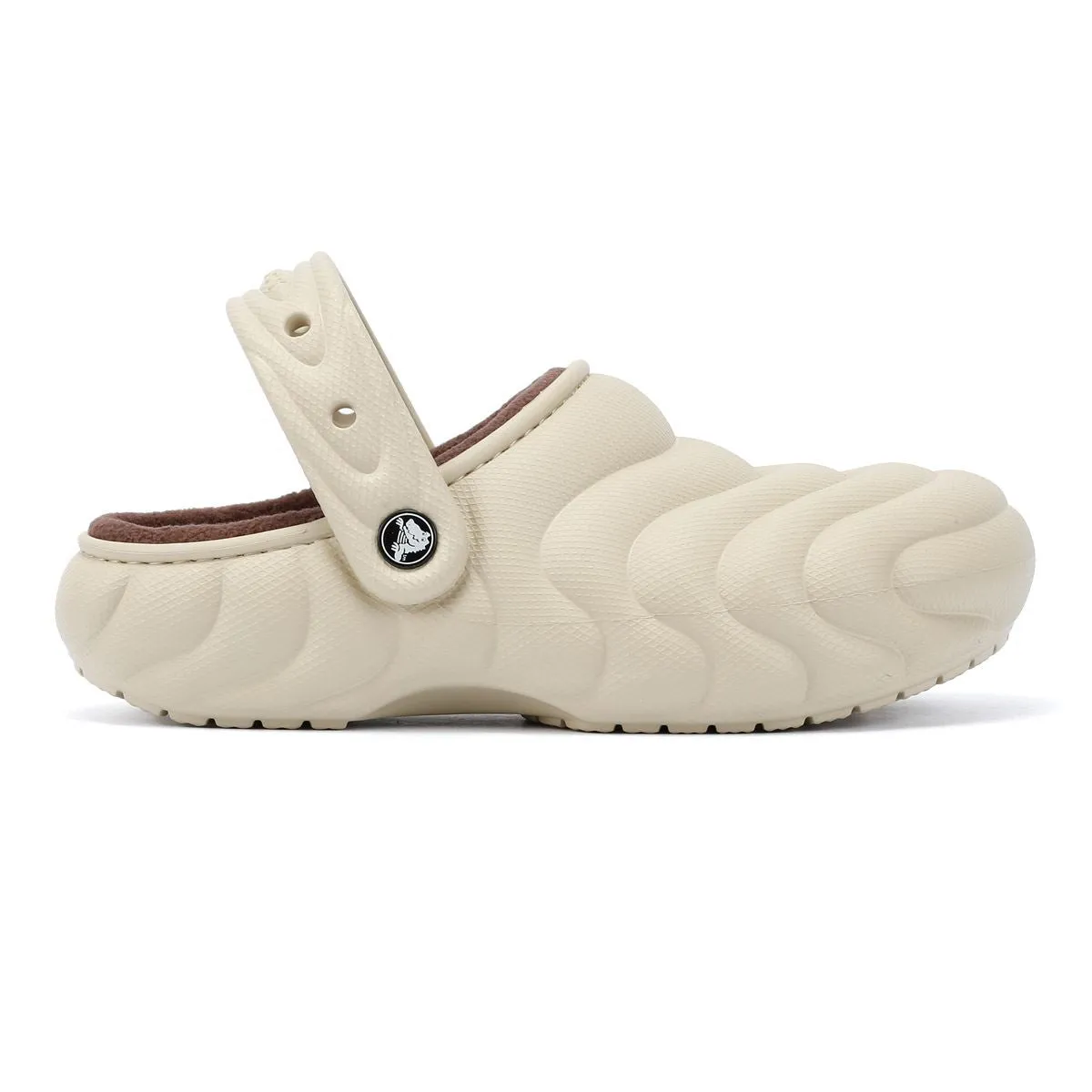 Crocs Classic Lined Overpuff Women's Beige Clogs