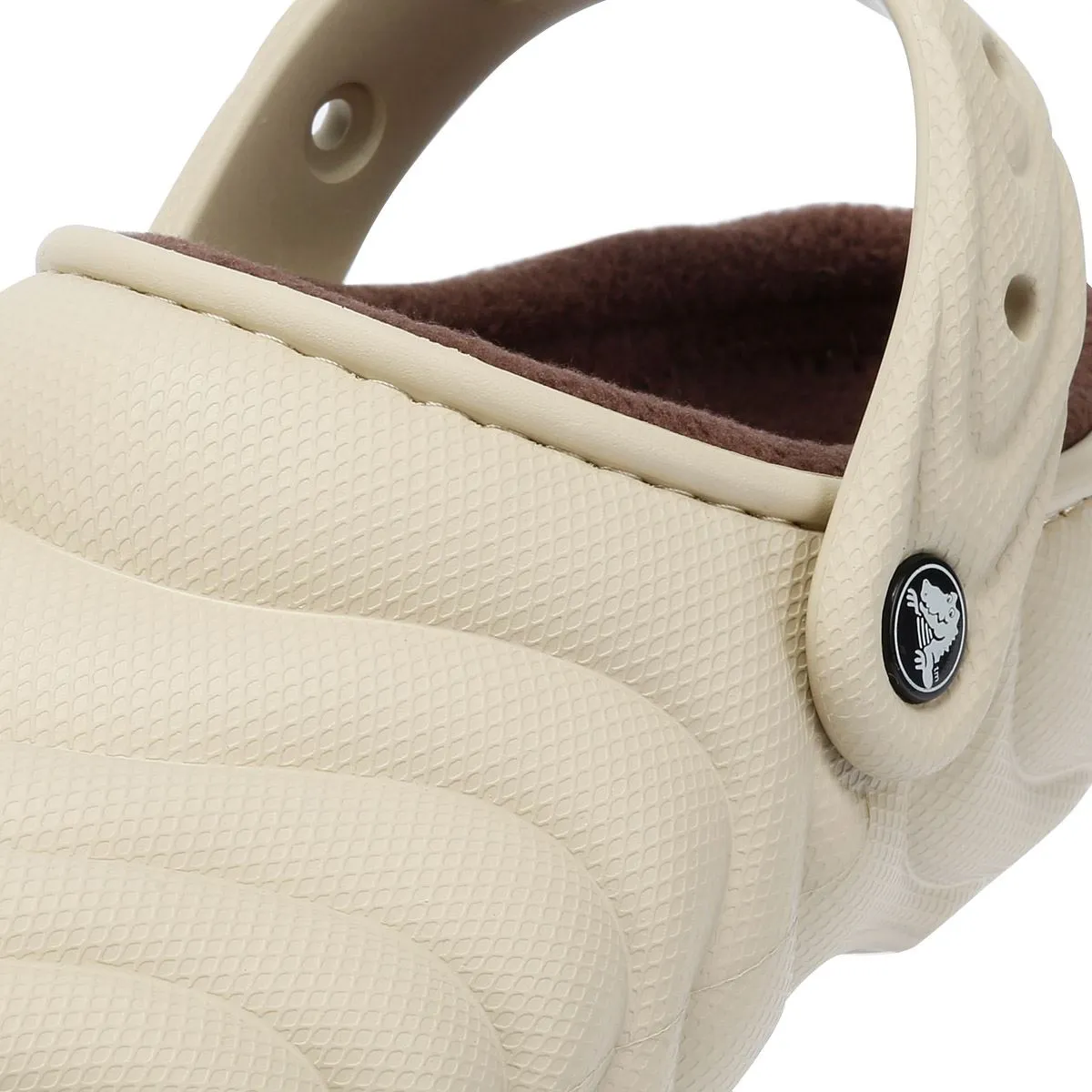 Crocs Classic Lined Overpuff Women's Beige Clogs