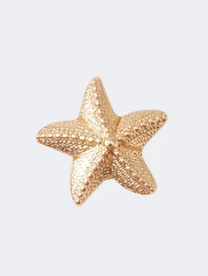 Crocs Star Fish Unisex Lifestyle Pins Gold