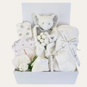 Cuddle Corner New Baby Gifts Box With Elephant Soft Comforter