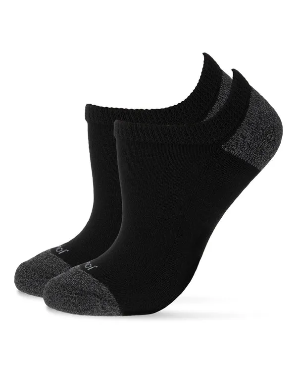 Cushioned No-Show Ankle Diabetic Socks by Me Moí - 2 Pairs