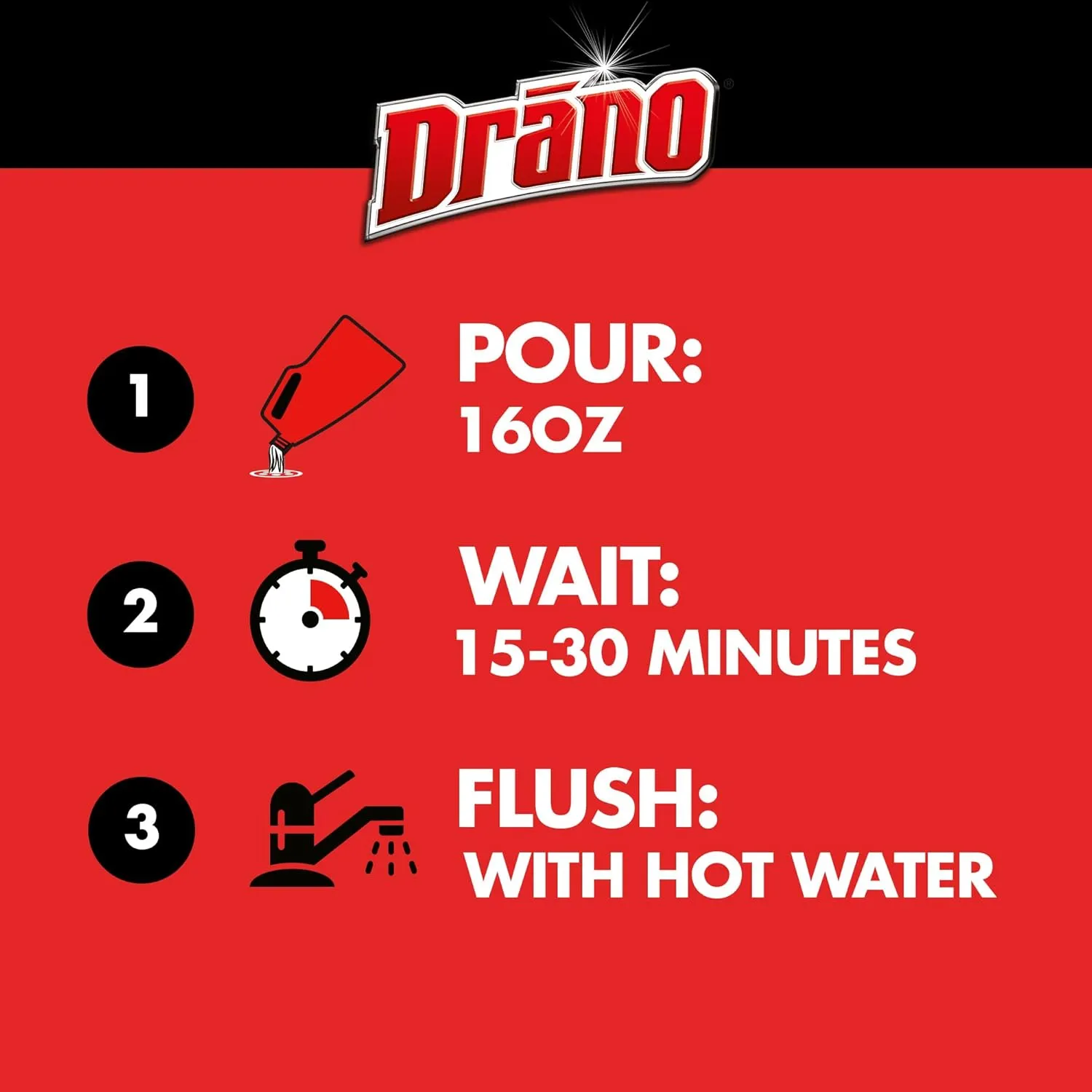 Drano Max Gel Drain Clog Remover 32oz 1pc